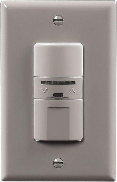 Cooper Wiring Devices - 1,000 Square Ft. Coverage, Infrared Occupancy Sensor Wall Switch - 600 at 120 V Incandescent, 600 at 120 V Fluorescent, 120 VAC, Gray - Apex Tool & Supply