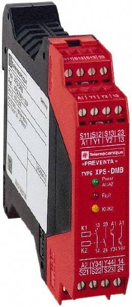 Square D - 24 VAC/VDC, Standard Electromechanical & Solid State Screw General Purpose Relay - 6 Amp at 24 VAC/VDC, 2NO/2SS - Apex Tool & Supply