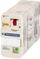Square D - 5 Pins, Ice Cube Electromechanical Plug-in General Purpose Relay - 15 Amp at 277 V, SPDT, 24 VDC, 14mm Wide x 40mm High x 27mm Deep - Apex Tool & Supply