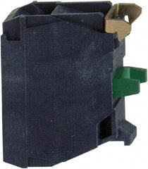 Square D - Multiple Amp Levels, Electrical Switch Contact Block - 120 VAC, 125 VDC, 240 VAC, 250 VDC, and 600 VAC/VDC, Screw Terminal, 22mm Hole, For Use with XB4, XB5 - Apex Tool & Supply