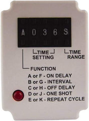 Square D - 11 Pin, 999 hr Delay, Multiple Range DPDT Time Delay Relay - 10 Contact Amp, 110 VDC & 120 VAC - Apex Tool & Supply