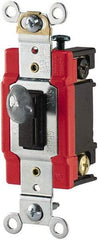 Cooper Wiring Devices - 1 Pole, 120 to 277 VAC, 20 Amp, Specification Grade, Key Lock, Wall and Dimmer Light Switch - 1.31 Inch Wide - Apex Tool & Supply