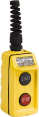 Schneider Electric - 2 Operator, Pushbutton Pendant Control Station - Start-Stop (Legend), Momentary Switch, NO/NC Contact, NEMA 4 - Apex Tool & Supply