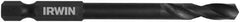 Irwin - 15/64" 135° High Speed Steel Jobber Drill - Oxide Finish, Right Hand Cut, Spiral Flute, 3-7/8" OAL - Apex Tool & Supply