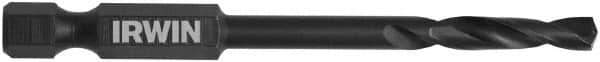 Irwin - 11/64" 135° High Speed Steel Jobber Drill - Oxide Finish, Right Hand Cut, Spiral Flute, 3-1/4" OAL - Apex Tool & Supply