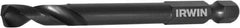 Irwin - 15/64" 135° High Speed Steel Jobber Drill - Oxide Finish, Right Hand Cut, Spiral Flute, 3-7/8" OAL - Apex Tool & Supply