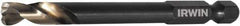 Irwin - 3/16" 135° High Speed Steel Jobber Drill - Oxide Finish, Right Hand Cut, Spiral Flute, 3-1/2" OAL - Apex Tool & Supply