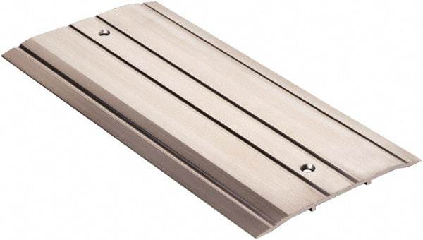 National Guard Products - 72" Long x 6" Wide x 1/4" High, Saddle Threshold - Aluminum Finish - Apex Tool & Supply
