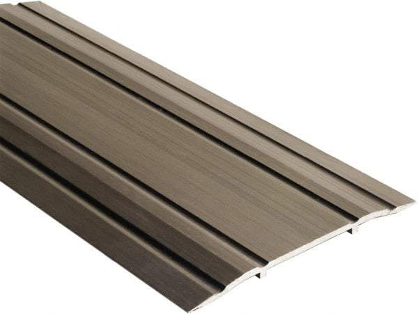 National Guard Products - 36" Long x 5" Wide x 1/4" High, Saddle Threshold - Aluminum Finish - Apex Tool & Supply