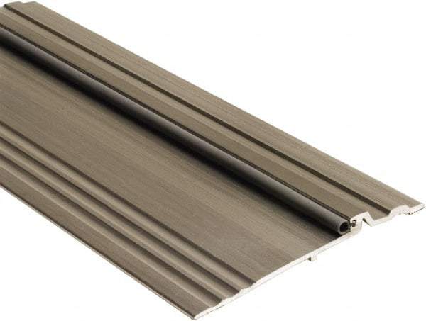 National Guard Products - 72" Long x 5" Wide x 1/2" High, Panic Threshold - Aluminum Finish - Apex Tool & Supply