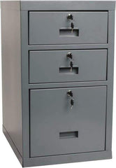 Value Collection - 3 Drawer, Cabinet - 15-3/4" Wide x 27" High x 19.685" Long - Apex Tool & Supply