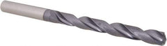 OSG - 8mm, 140° Point, Spiral Flute, Solid Carbide Taper Length Drill Bit - WD1 Finish, 76mm Flute Length, 116mm OAL, Series HP258 - Apex Tool & Supply