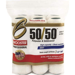 Wooster Brush - 1/2" Nap, 9" Wide Paint Roller - Semi-Rough Texture, Wool/Poly Blend - Apex Tool & Supply