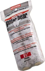 Wooster Brush - 3/8" Nap, 4-1/2" Wide Paint Mini Roller Covers - Medium-Rough Texture, Fabric - Apex Tool & Supply