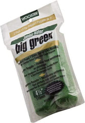 Wooster Brush - 3/8" Nap, 4-1/2" Wide Paint Mini Roller Covers - Smooth Texture, Foam - Apex Tool & Supply
