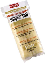 Wooster Brush - 3/8" Nap, 6-1/2" Wide Paint Mini Roller Covers - Medium Texture, Synthetic Knit - Apex Tool & Supply