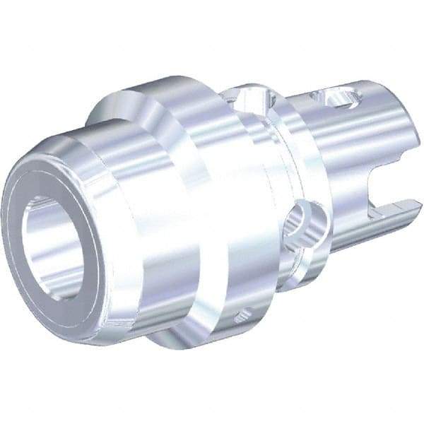 Kennametal - KM63TS 63mm Shank Diam Modular Connection, 1-1/4" Hole Diam, Hydraulic Tool Holder/Chuck - 65mm Nose Diam, 80mm Projection, 51mm Clamp Depth, Through Coolant - Exact Industrial Supply