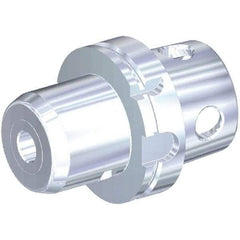 Kennametal - KM4X100 100mm Shank Diam Modular Connection, 2" Hole Diam, Hydraulic Tool Holder/Chuck - 100mm Nose Diam, 135mm Projection, 71mm Clamp Depth, Through Coolant - Exact Industrial Supply