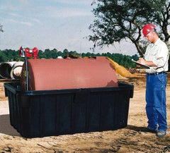 UltraTech - 1100 Gal Sump, Polyethylene Containment Unit - 144" Long x 60" Wide x 40" High - Apex Tool & Supply