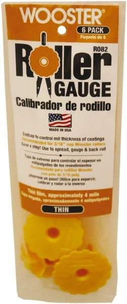 Wooster Brush - 3" Wide Yellow Roller Gauge - Apex Tool & Supply