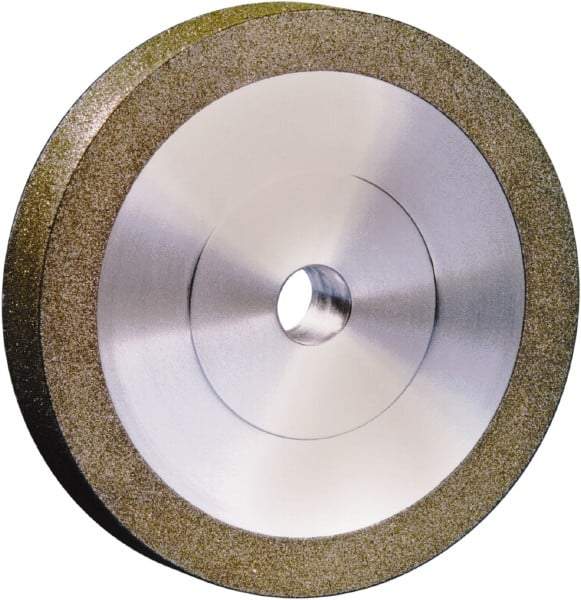 Strauss - 100mm x 31.75mm Hole x 25mm Thick, 200 Grit Surface Grinding Wheel - Diamond, Fine Grade, Electoplated Bond - Apex Tool & Supply