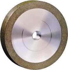 Strauss - 100mm x 31.75mm Hole x 25mm Thick, 120 Grit Surface Grinding Wheel - Diamond, Medium Grade, Electoplated Bond - Apex Tool & Supply