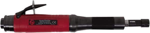 Chicago Pneumatic - 1/4" Collet, Straight Handle, Air Extended Length Die Grinder - 12,000 RPM, Rear Exhaust, 33.9 CFM, 1.2 hp, 90 psi, 9.5mm Inlet - Apex Tool & Supply