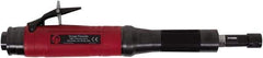 Chicago Pneumatic - 1/4" Collet, Straight Handle, Air Extended Length Die Grinder - 12,000 RPM, Rear Exhaust, 33.9 CFM, 1.2 hp, 90 psi, 9.5mm Inlet - Apex Tool & Supply