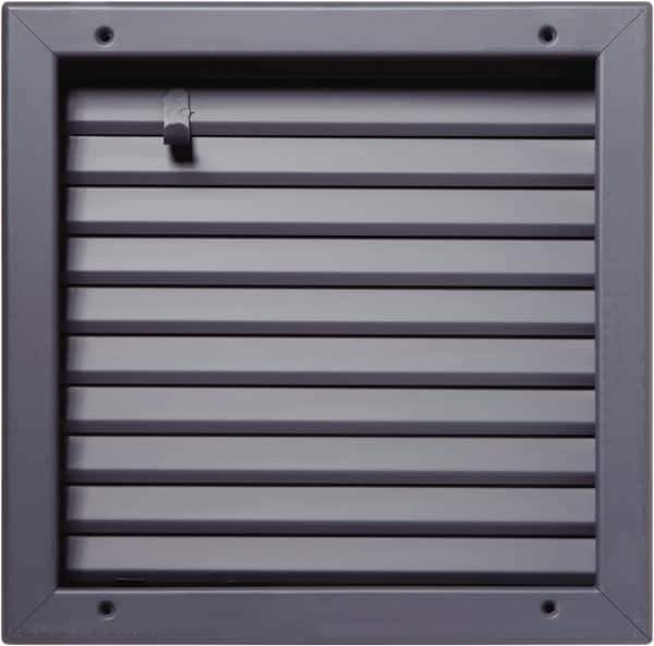 National Guard Products - 25" Wide x 25" High, Solid Steel Fire Rated Louver - 24" Opening Width, 24" Opening Height - Apex Tool & Supply
