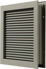 National Guard Products - 19" Wide x 13" High, Solid Steel Louver - 18" Opening Width, 12" Opening Height - Apex Tool & Supply