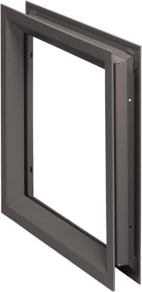 National Guard Products - 25" Wide x 33" High, Solid Steel Louver - 24" Opening Width, 32" Opening Height - Apex Tool & Supply