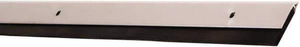 National Guard Products - 0.15" Back Strip Brush Width, Aluminum Door Bottom Sweep - Neoprene, 2" OAL, Anodized Alum Coated - Apex Tool & Supply