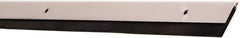 National Guard Products - 0.15" Back Strip Brush Width, Aluminum Door Bottom Sweep - Neoprene, 2" OAL, Anodized Alum Coated - Apex Tool & Supply