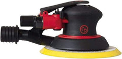 Chicago Pneumatic - 12,000 OPM, 8 CFM Air Consumption, Palm Air Orbital Sander - Round Pad, 1/4" Inlet - Apex Tool & Supply