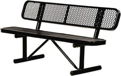 Vestil - 8' Long x 20" Wide, Steel Bench Seat - Apex Tool & Supply