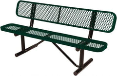Vestil - 6' Long x 20" Wide, Steel Bench Seat - Apex Tool & Supply