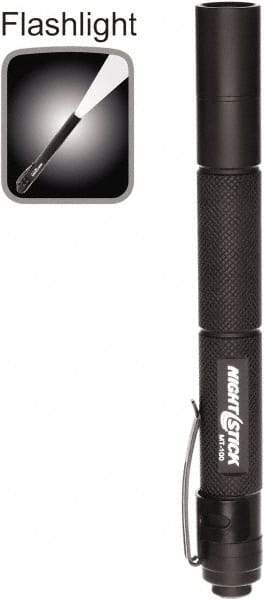 Bayco - LED Bulb, Industrial/Tactical Flashlight - Black Aluminum Body, AAA Batteries - Apex Tool & Supply