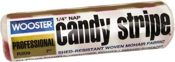 Wooster Brush - 1/4" Nap, 7" Wide Paint Roller - Smooth Texture, Mohair Blend - Apex Tool & Supply