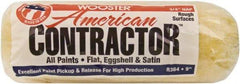 Wooster Brush - 3/4" Nap, 9" Wide Paint Roller - Rough Texture, Synthetic Knit - Apex Tool & Supply