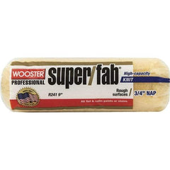 Wooster Brush - 3/4" Nap, 9" Wide Paint Roller - Rough Texture, Synthetic Knit - Apex Tool & Supply