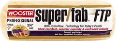 Wooster Brush - 3/4" Nap, 9" Wide Paint Roller - Rough Texture, Synthetic Knit - Apex Tool & Supply