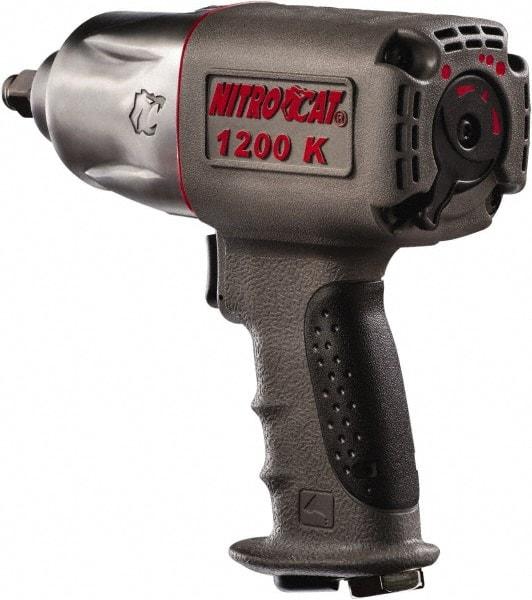 AIRCAT - 1/2" Drive, 8,000 RPM, 900 Ft/Lb Torque Impact Wrench - Pistol Grip Handle, 950 IPM, 8 CFM, 90 psi, 1/4" NPT Inlet - Apex Tool & Supply
