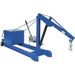 Vestil - 2,000 Lb Load Capacity, Steel Counter Balanced Floor Crane - 5' 17/64" Span - Apex Tool & Supply