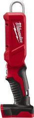 Milwaukee Tool - LED Bulb, 300 Lumens, Spotlight/Lantern Flashlight - Red Plastic Body, 18V Lithium-Ion Batteries Not Included - Apex Tool & Supply