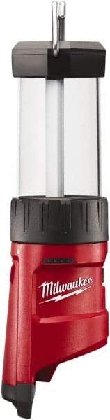 Milwaukee Tool - LED Bulb, 400 Lumens, Spotlight/Lantern Flashlight - Red Plastic Body, 12V Lithium-Ion Batteries Not Included - Apex Tool & Supply