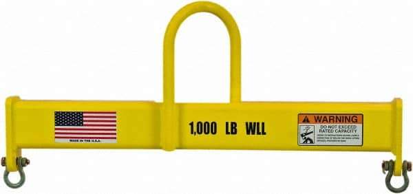 Machining & Welding - 6,000 Lb Capacity Lifting Beam - Apex Tool & Supply