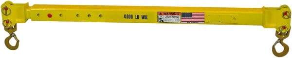 Machining & Welding - 4,000 Lb Capacity Adjustable Spread Telescoping Beam - Apex Tool & Supply