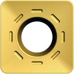 Kennametal - SDHT120412 422 Grade KCSM40 Carbide Milling Insert - TiN Finish, 4.75mm Thick, 1/2" Inscribed Circle, 1.19mm Corner Radius - Apex Tool & Supply