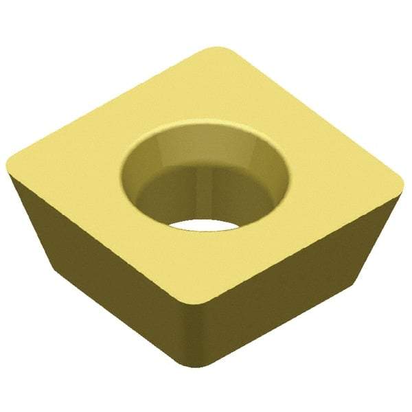 Kennametal - SDMW09T308 Grade KCSM40 Carbide Milling Insert - TiN Finish, 3.96mm Thick, 3/8" Inscribed Circle, 0.79mm Corner Radius - Apex Tool & Supply