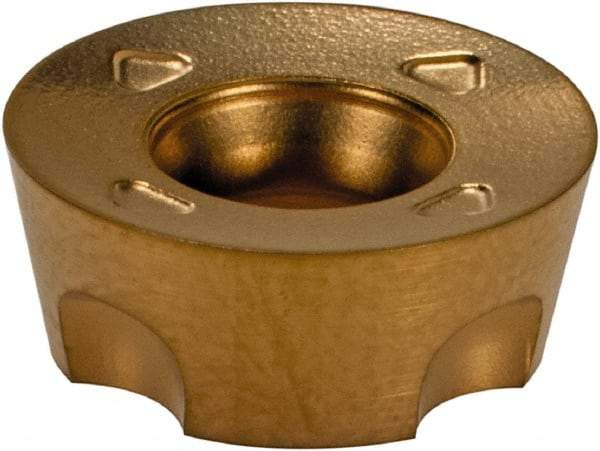 Kennametal - RPHT1204M0 442 Grade X500 Carbide Milling Insert - TiN/TiC/TiN Finish, 0.187" Thick, 0.472" Inscribed Circle - Apex Tool & Supply